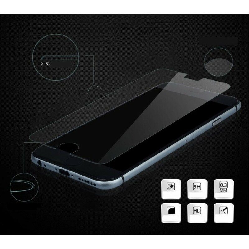 Amorus Härdat Glasskydd För iPhone 8 Plus / 7 Plus / 6 Plus/6S Plus