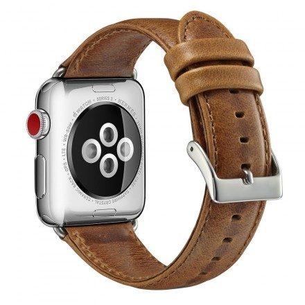 Apple Watch Armband 40/38 mm Äkta Läder Vintage Style