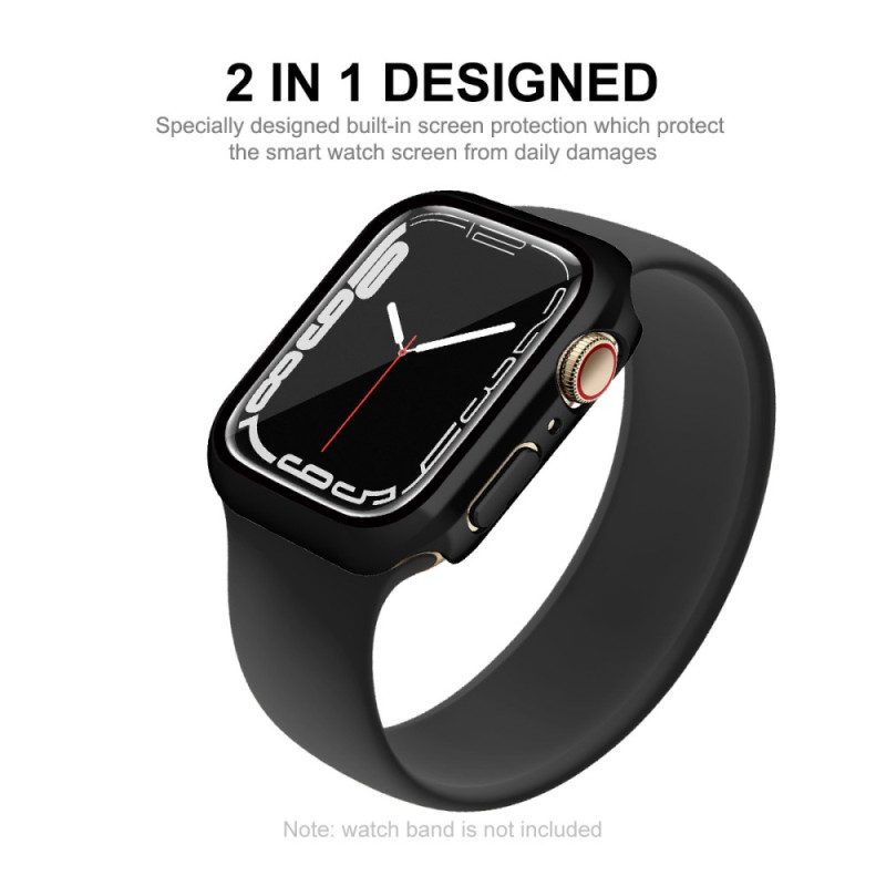 Apple Watch Series 7 41Mm Enkay Hat Prince Fodral Härdat Glas Galvanisering