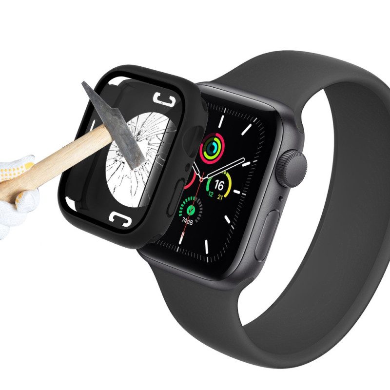 Apple Watch Series 7 41Mm Vattentätt Fodral I Härdat Glas