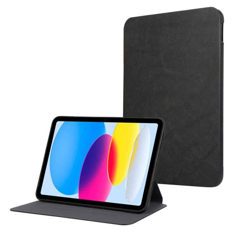Case iPad (2025) Telefonfodral Lädereffekt