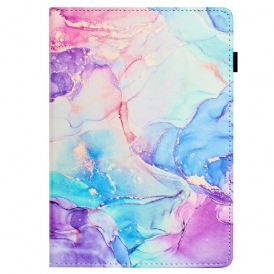 Case iPad (2025) Telefonfodral Marmorstil