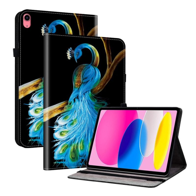 Case iPad (2025) Telefonfodral Påfågel