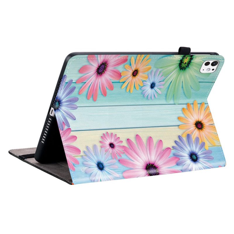 Case iPad Pro 13 (2025) Telefonfodral Solrosmönster