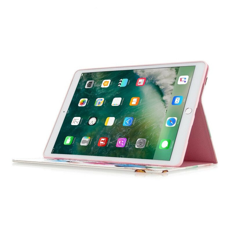 Fodral Case För iPad 10.2" (2020) (2019) / Air 10.5" / Pro 10.5" Blomstermålning