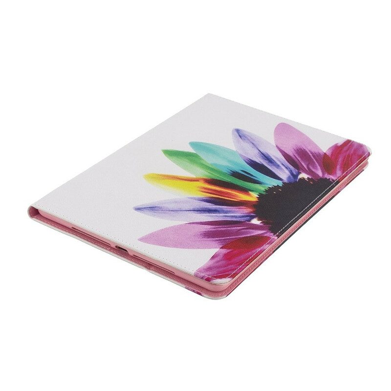 Fodral Case För iPad 10.2" (2020) (2019) / Air 10.5" / Pro 10.5" Blomstermålning