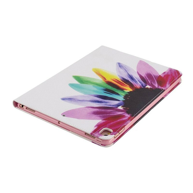 Fodral Case För iPad 10.2" (2020) (2019) / Air 10.5" / Pro 10.5" Blomstermålning