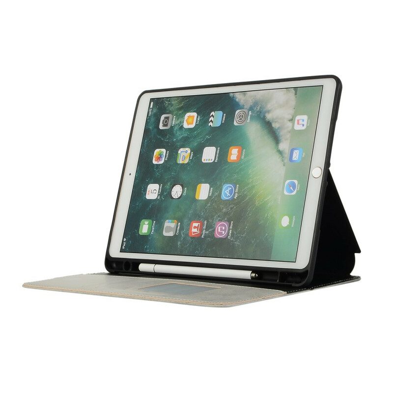 Fodral Case För iPad 10.2" (2020) (2019) / Air 10.5" / Pro 10.5" Lyxlädereffekt