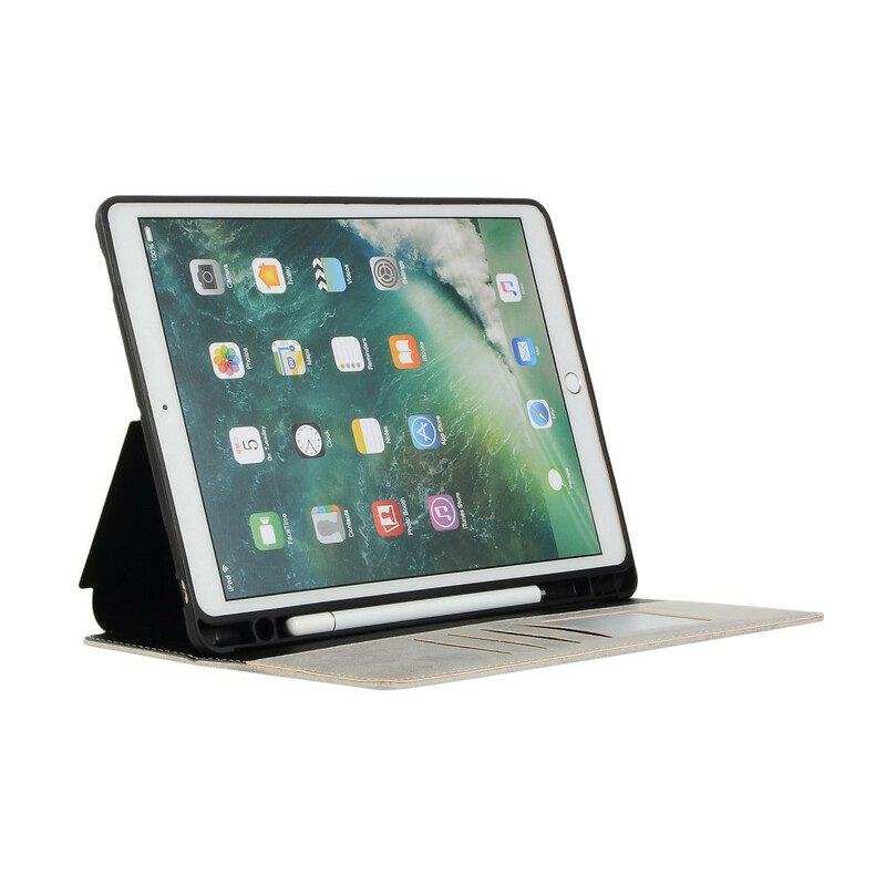 Fodral Case För iPad 10.2" (2020) (2019) / Air 10.5" / Pro 10.5" Lyxlädereffekt