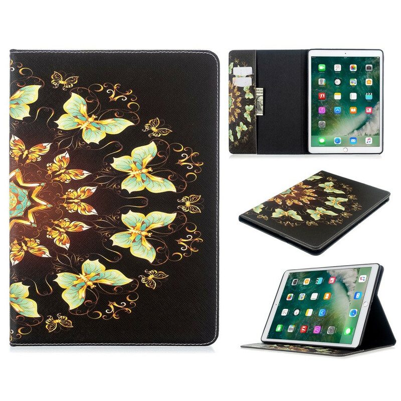 Fodral Case För iPad 10.2" (2020) (2019) / Air 10.5" / Pro 10.5" Vackra Fjärilar