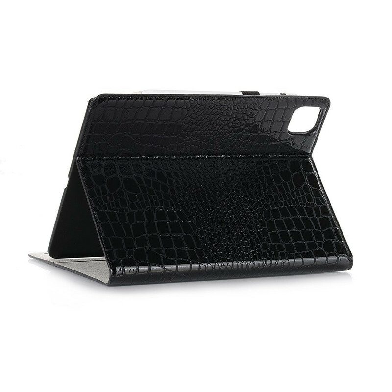 Fodral Case För iPad Air (2022) (2020) / Pro 11" Monokrom Krokodilskinn