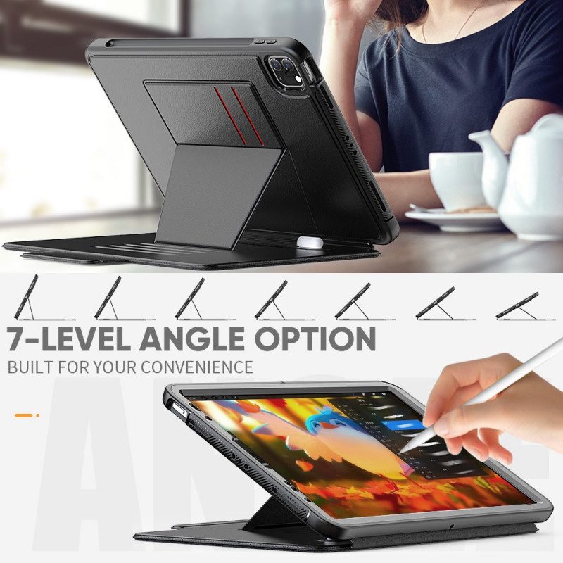 Fodral Case För iPad Air (2022) (2020) / Pro 11" Multi-angle Korthållare