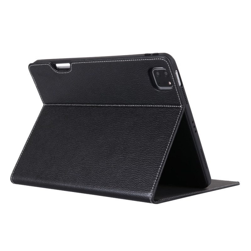 Fodral Case För iPad Air (2022) Gebei Litchi Konstläder