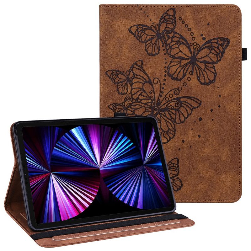 Fodral Case För iPad Air (2022) Styliserade Fjärilar