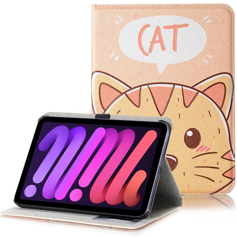 Fodral Case För iPad Mini 6 (2021) Tecknad Kat