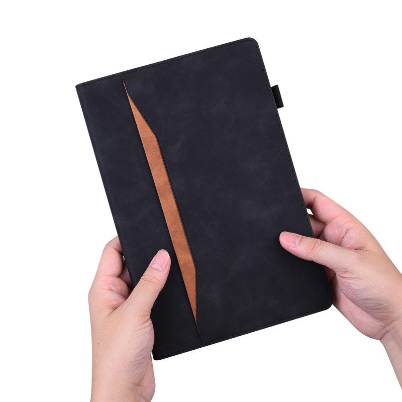 Fodral Case För iPad Mini 6 (2021) Tvåfärgad Lädereffekt