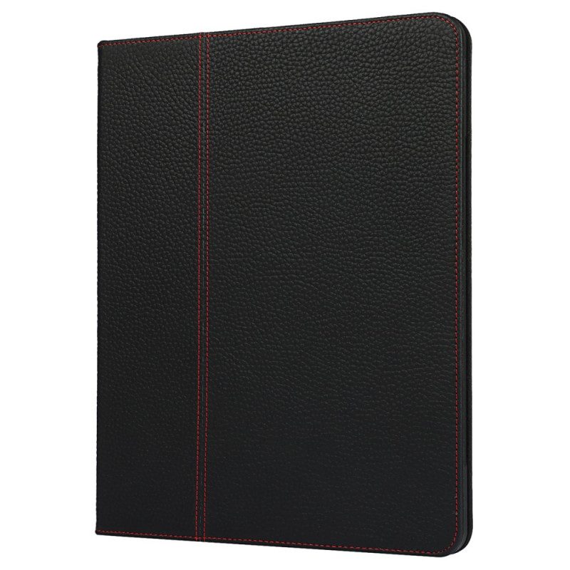 Fodral Case För iPad Pro 12.9" (2021) (2020) (2018) Äkta Litchi Läder