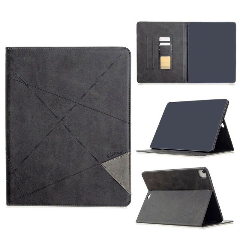 Fodral Case För iPad Pro 12.9" (2021) (2020) (2018) Geometriska Former