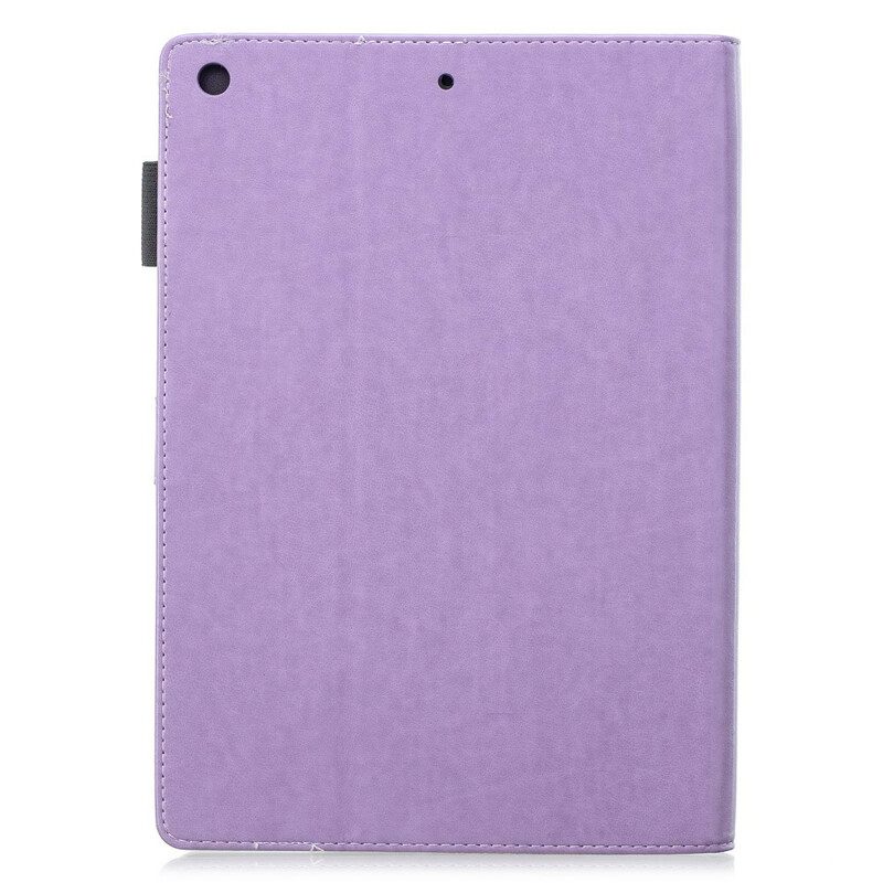 Fodral För iPad 10.2" (2020) (2019) / Air 10.5" / Pro 10.5" Floral Diamonds Lädereffekt