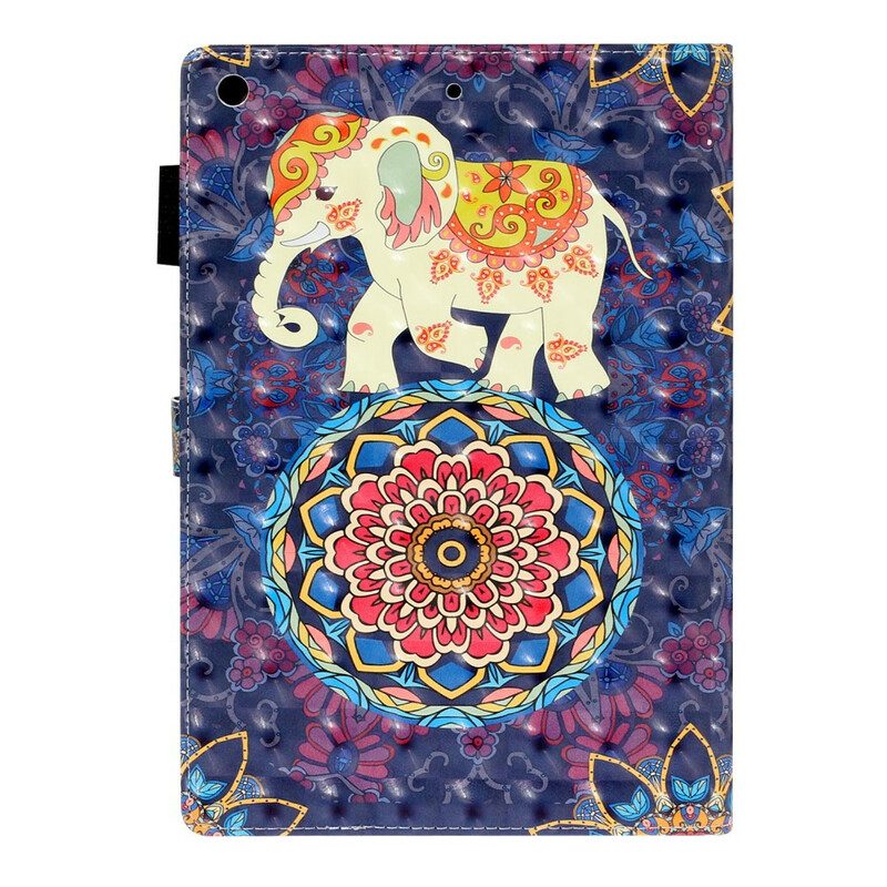 Fodral För iPad 10.2" (2020) (2019) / Air 10.5" / Pro 10.5" Indiska Elefanter