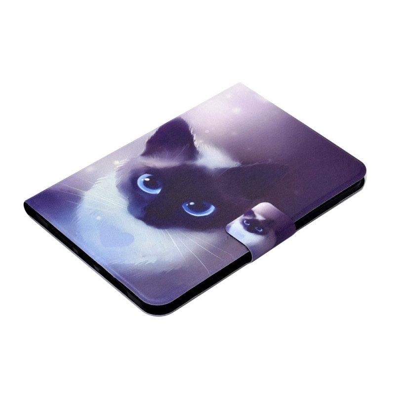 Fodral För iPad (2025) Blåögd Katt