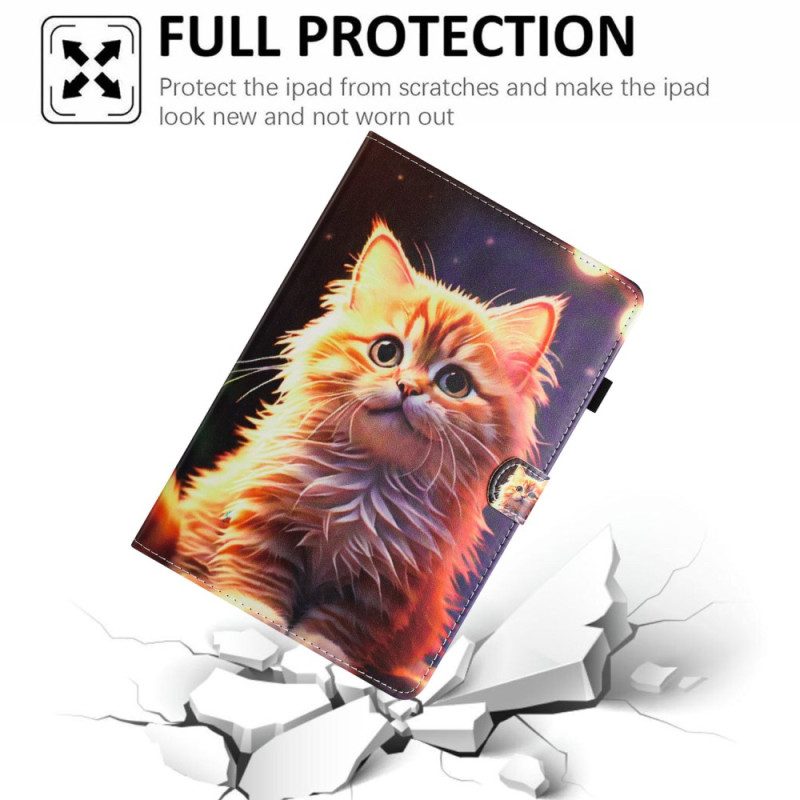 Fodral För iPad (2025) Katt