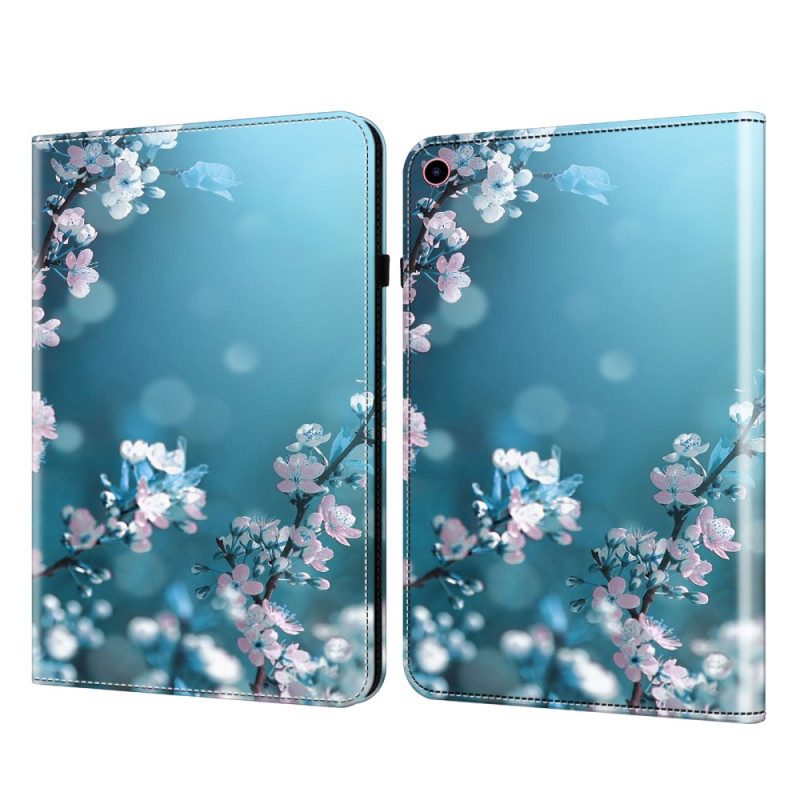 Fodral För iPad (2025) Persikoblommor