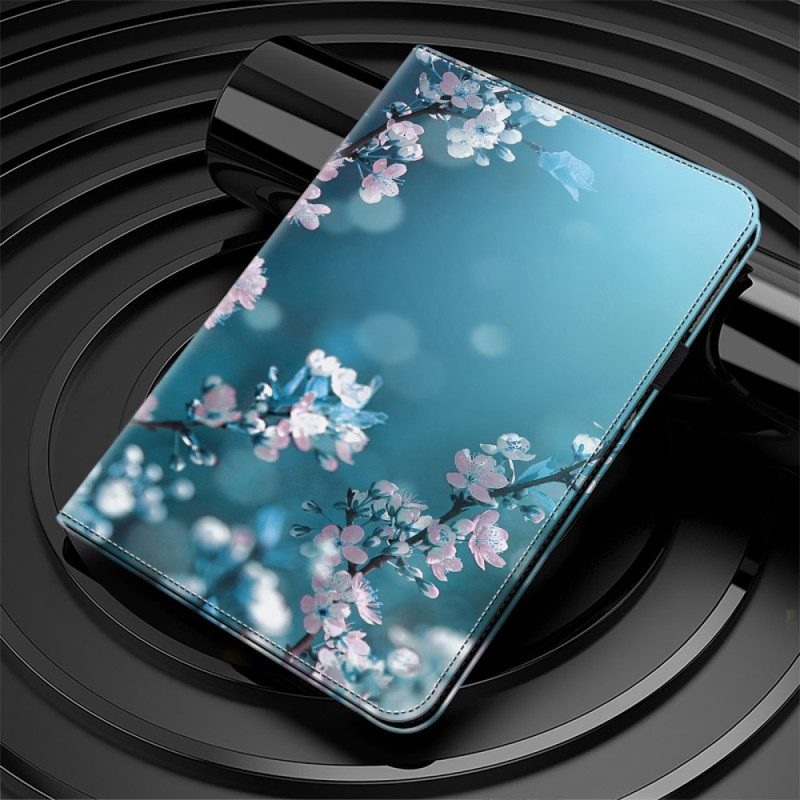 Fodral För iPad (2025) Persikoblommor