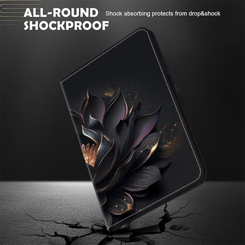 Fodral För iPad (2025) Svart Ros