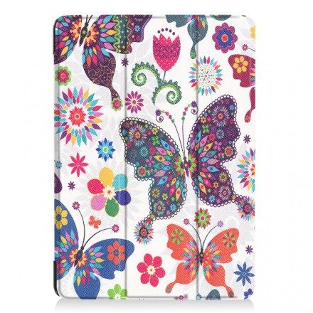 Fodral För iPad 9.7" Fjärilar Och Blommor