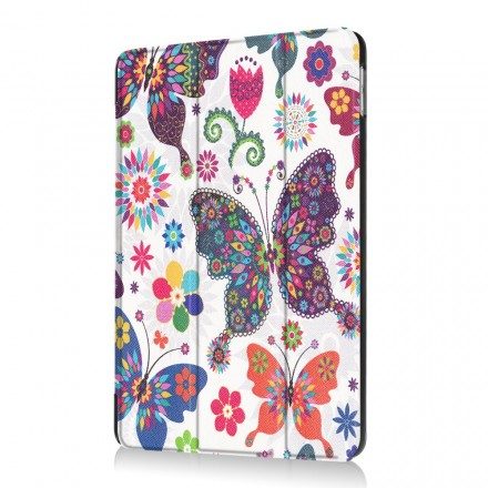 Fodral För iPad 9.7" Fjärilar Och Blommor