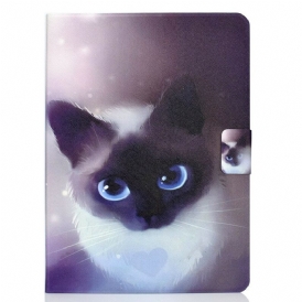 Fodral För iPad Air (2022) (2020) / Pro 11" Blue Eyed Cat