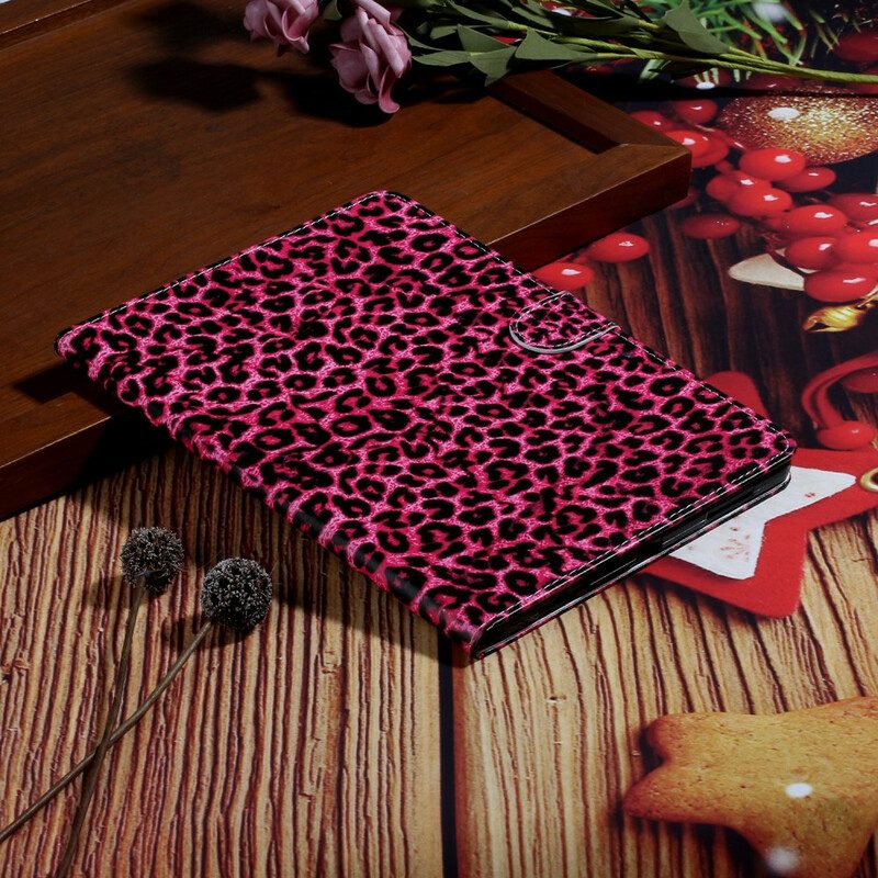 Fodral För iPad Air (2022) (2020) / Pro 11" Rosa Leopardmönster