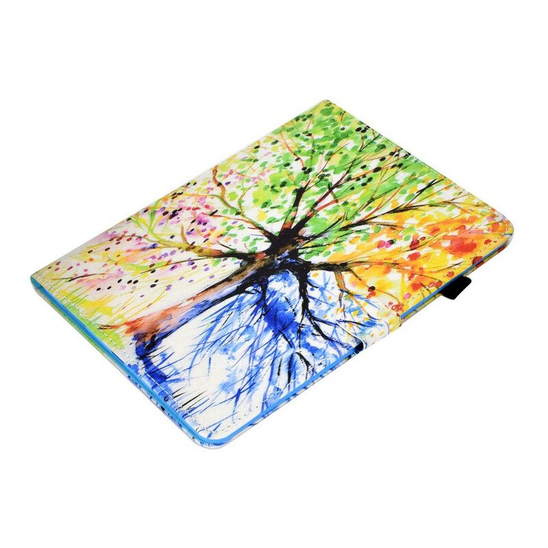 Fodral För iPad Air (2022) Akvarellträd