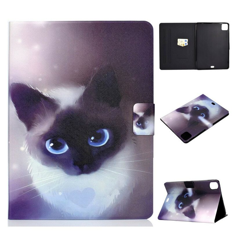 Fodral För iPad Air (2022) Blue Eyed Cat