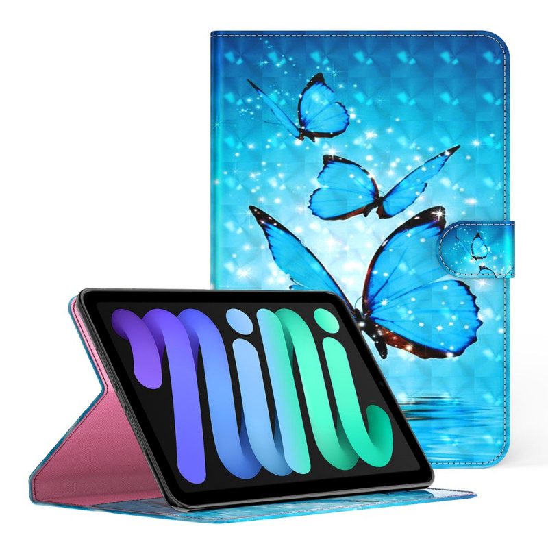 Fodral För iPad Mini 6 (2021) Ljusfläcksfjärilar
