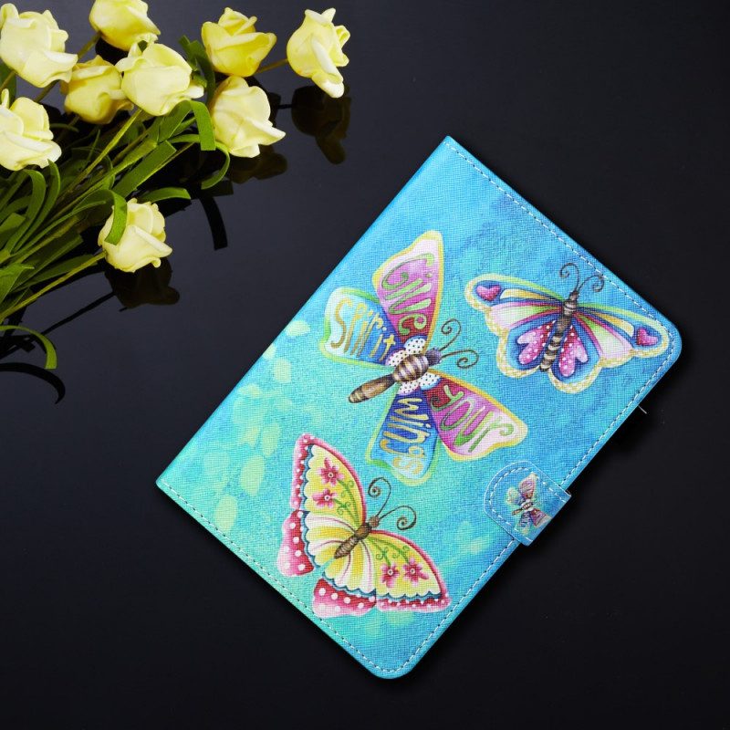 Fodral För iPad Mini 6 (2021) Mångfärgade Fjärilar