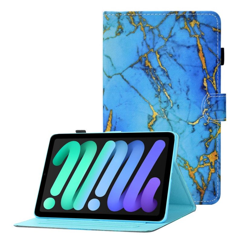 Fodral För iPad Mini 6 (2021) Marmorstil