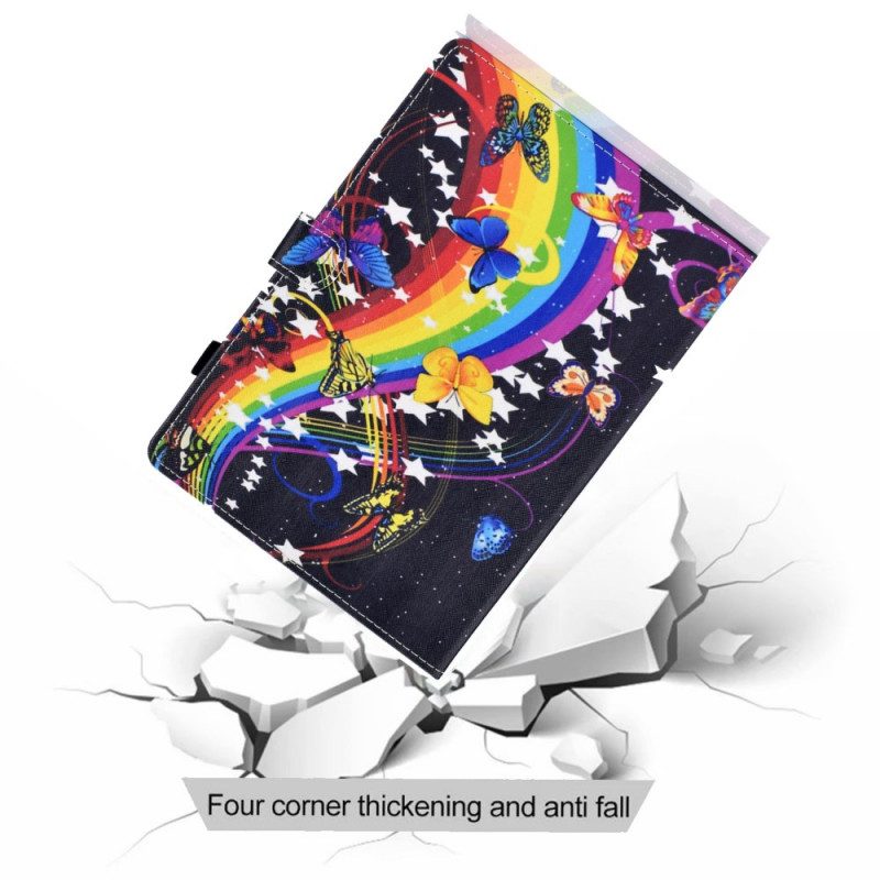 Fodral För iPad Mini 6 (2021) Regnbågsfjärilar