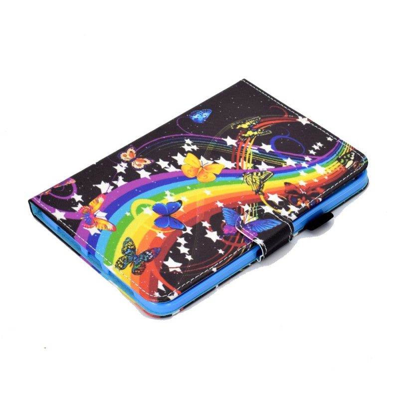 Fodral För iPad Mini 6 (2021) Regnbågsfjärilar