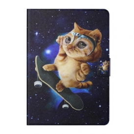 Fodral För iPad Mini 6 (2021) Skateboard Cat