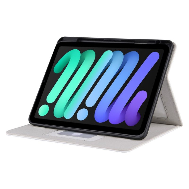 Fodral För iPad Mini 6 (2021) Vadderat Konstläder Med Rem
