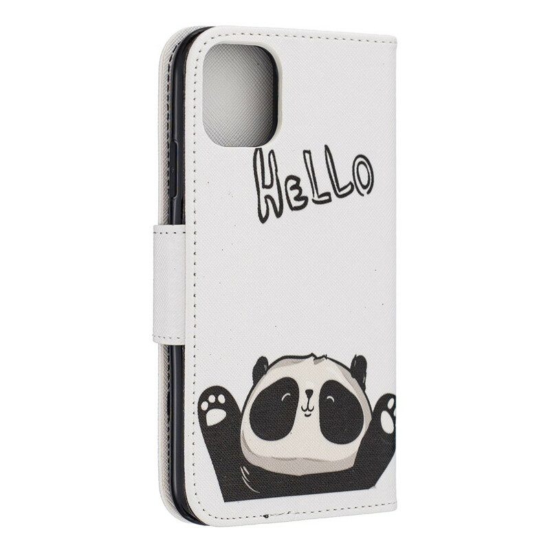 Fodral För iPhone 11 Hej Panda