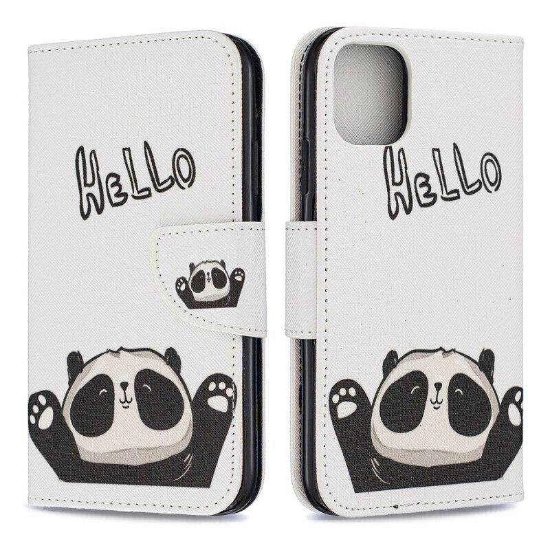 Fodral För iPhone 11 Hej Panda