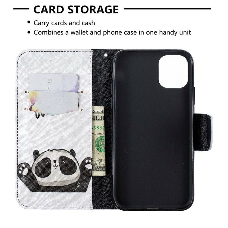 Fodral För iPhone 11 Hej Panda