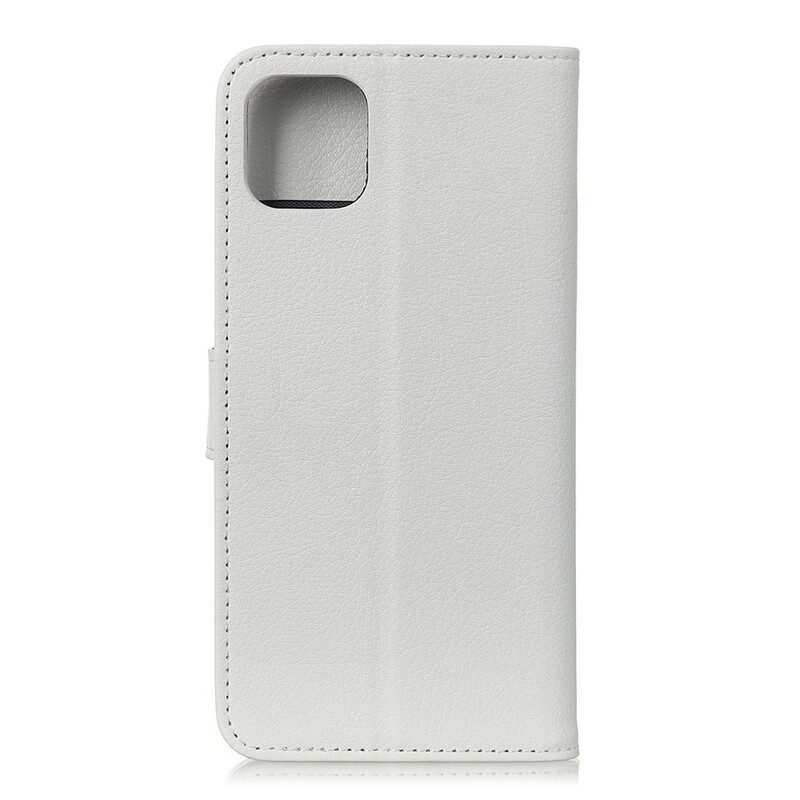 Fodral För iPhone 12 Mini Faux Leather Lychee