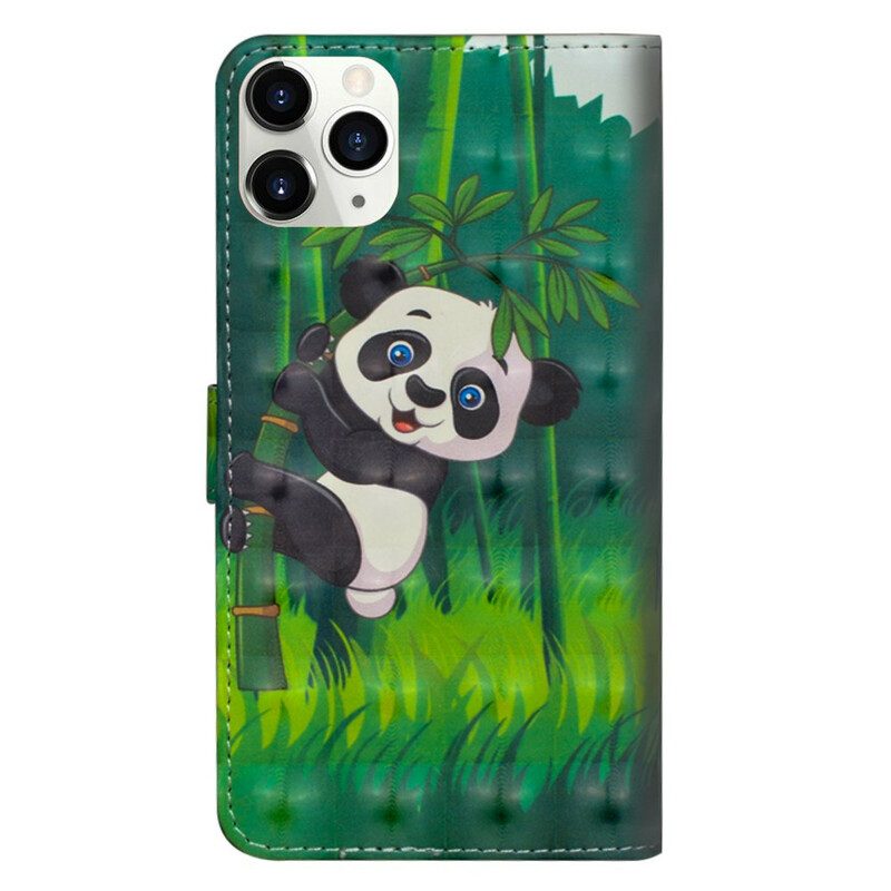 Fodral För iPhone 12 Mini Panda Och Bambu