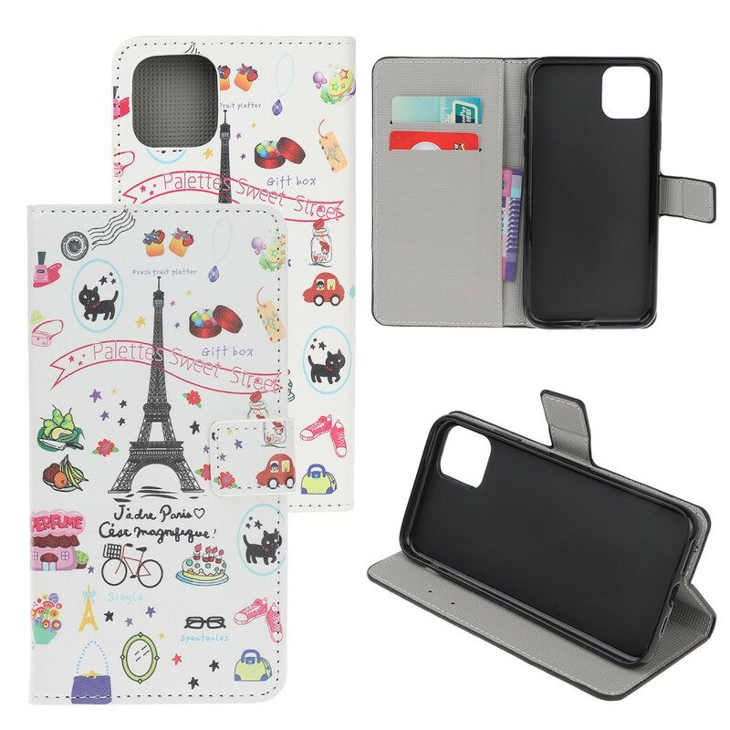 Fodral För iPhone 12 / 12 Pro Jag Älskar Paris