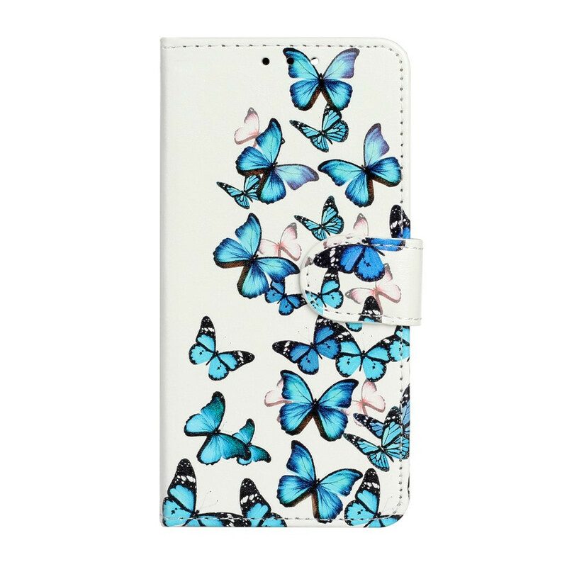 Fodral För iPhone 13 Flygande Fjärilar
