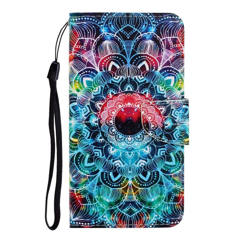 Fodral För iPhone 13 Med Kedjar Flashy Strappy Mandala